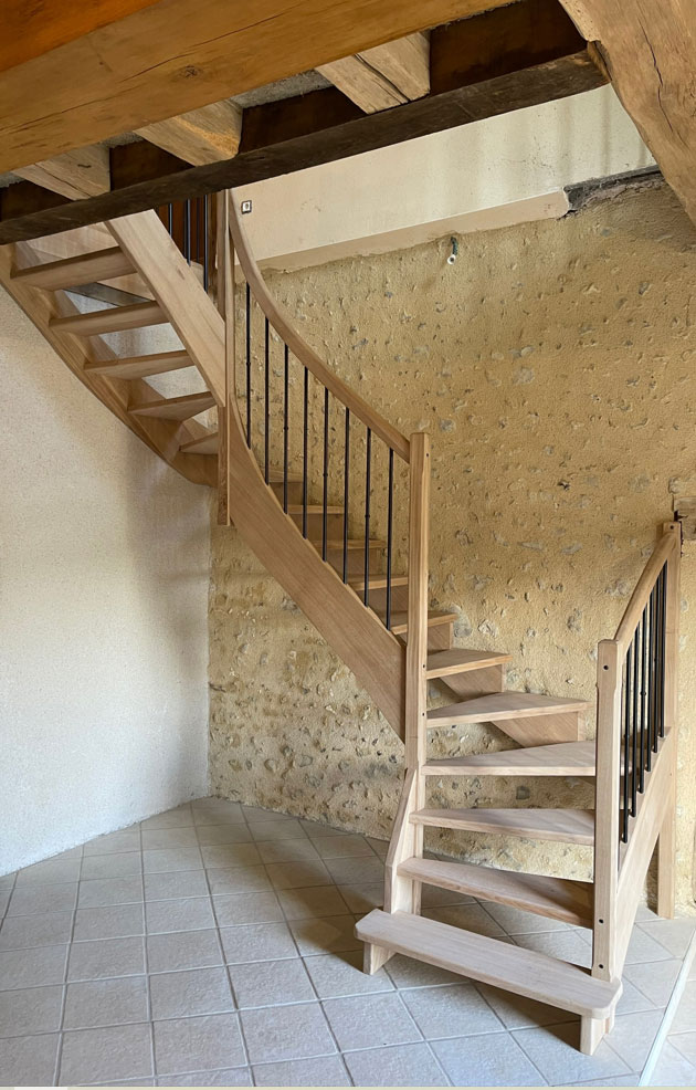 Henault & Cie : Escalier bois
